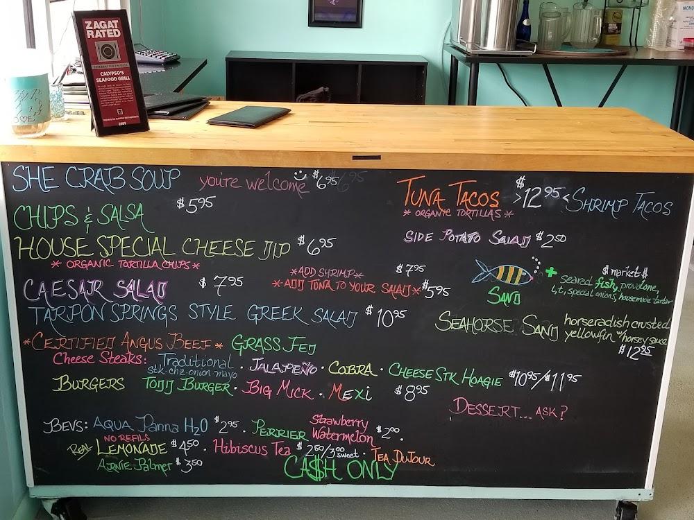 Calypso's Menu image 1